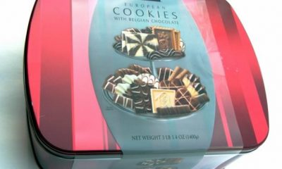 A box of Kirkland cookies available at Costco.