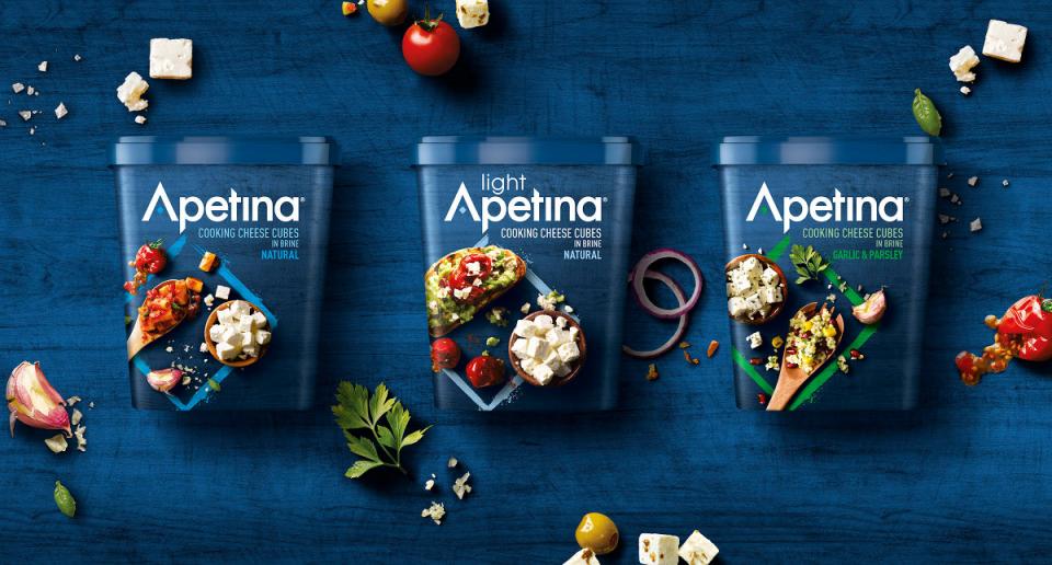 Apetina cooks up a storm in the dairy category with a bold new design