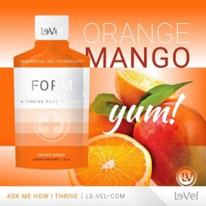 Le-Vel Releases Thrive FORM Orange Mango