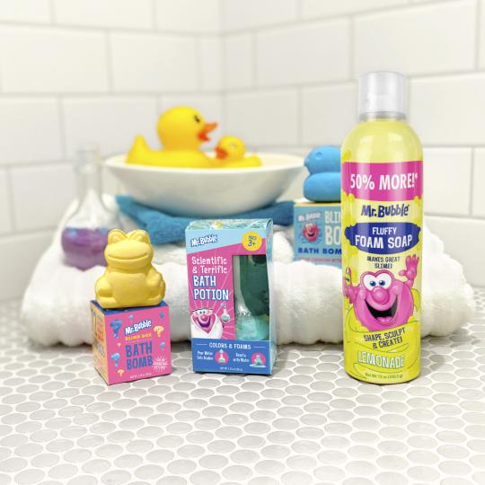 Mr. Bubble Brings Bath Time Fun with Fizzing Potions &#038; Blind Box Bath Bombs