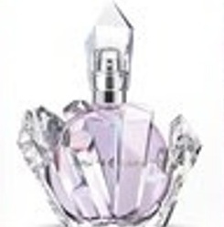 Ariana Grande's R.E.M. fragrance bottle