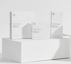 Ventiv's Slider box packaging