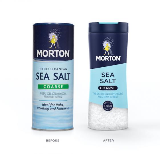 Morton Salt Pours Out Modern New Look on Packaging