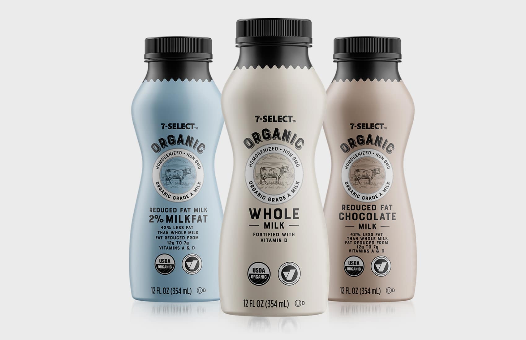 7-Select Organic Single Serve Milks