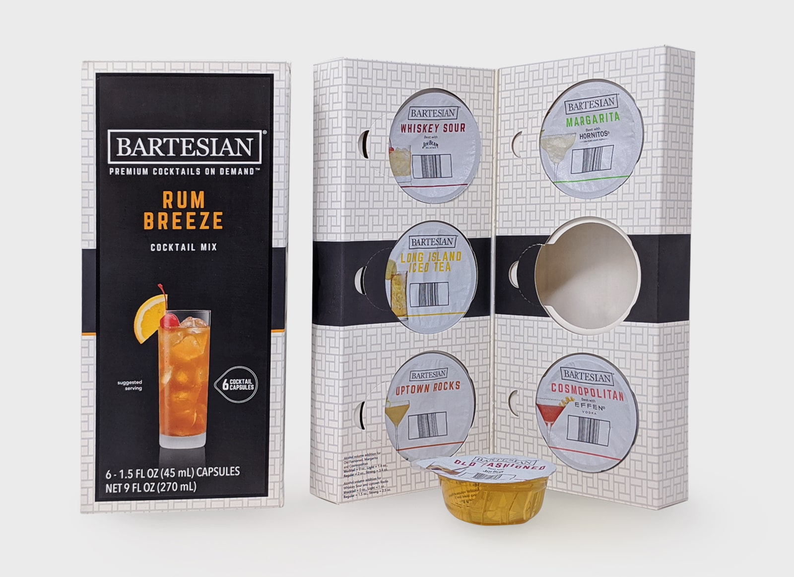 Bartesian Cocktail Capsules BY Berlin Packaging
