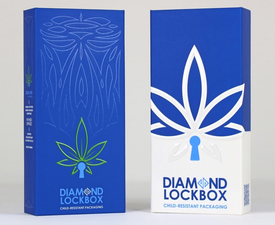 Picture of Diamond Packaging's new Lockbox carton