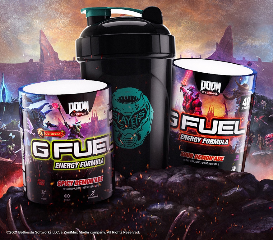 Package Designs for G Fuel’s New Demon’ades Celebrate Esport Culture