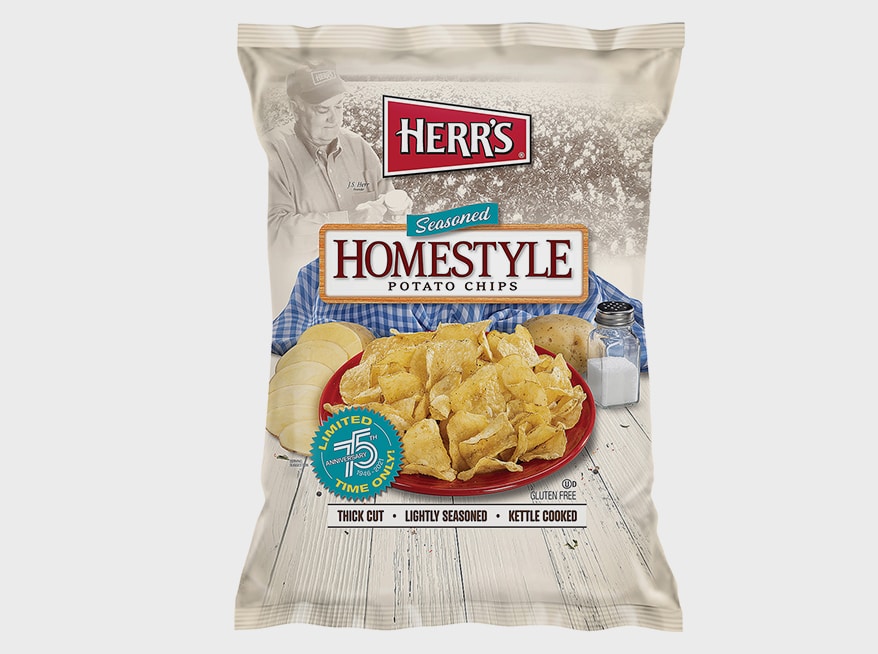 Herr’s Chips Celebrates 75 Years with Vintage Package Design