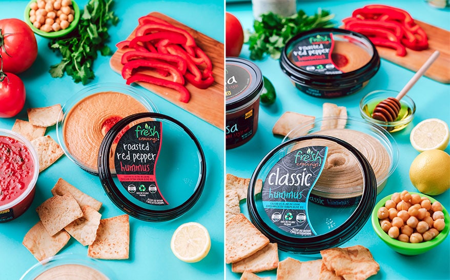 Fresh Cravings Launches Hummus in Recyclable Packaging