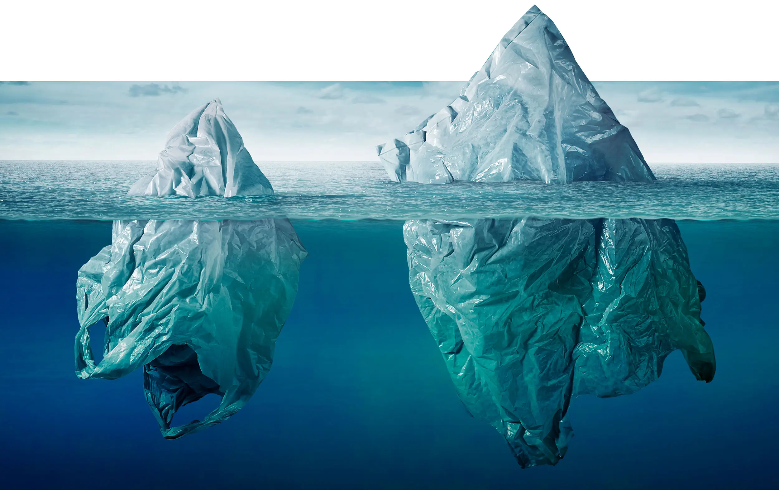 plastic iceberg