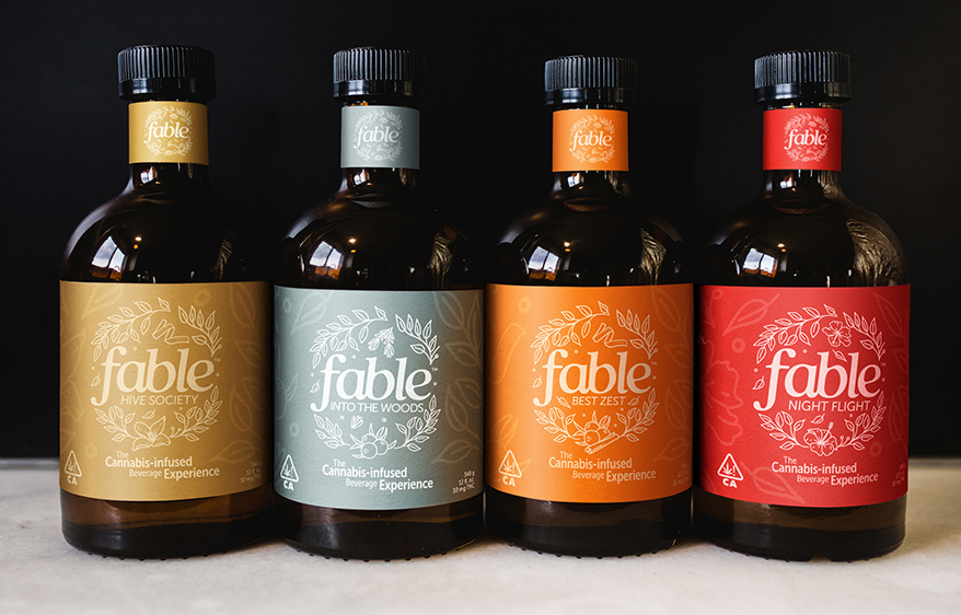 L Fable’s line of ready-to-drink, cannabis cocktails positions itself to flourish in the intersection of two emerging markets—the alcohol-alternative and cannabis beverage markets. Sales of non-alcoholic and low-alcoholic beverages grew more than 30% in 2020 in the U.S., according to market research firm IWSR, while 3.4 million cannabis-infused beverages were sold in 2020, equating to $43.3 million in category sales in California alone. Not to mention, “sober curious” individuals are reportedly twice as likely to be open to cannabis, signaling that Fable is entering the market at an opportune time. 