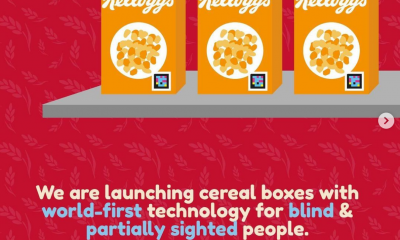 Kellogg&#8217;s to Launch New Cereal Boxes for Blind and Partially Sighted Shoppers