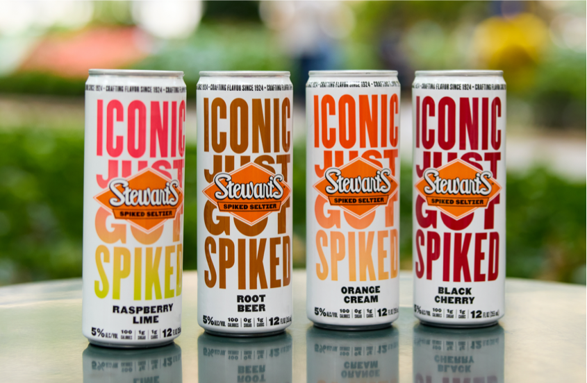 Stewart’s Spiked Seltzer Launches New-Look Packaging